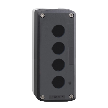 CAJA GRIS CLARO CON TAPA GRIS ANTRACITA CON TALADRO 4, SCHNEIDER ELECTRIC