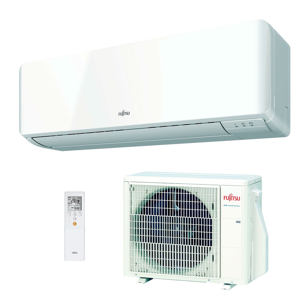 AIRE ACONDICIONADO SPLIT 1X1 PARED INVERTER 2,5KW ASY25UI-KM - FUJITSU