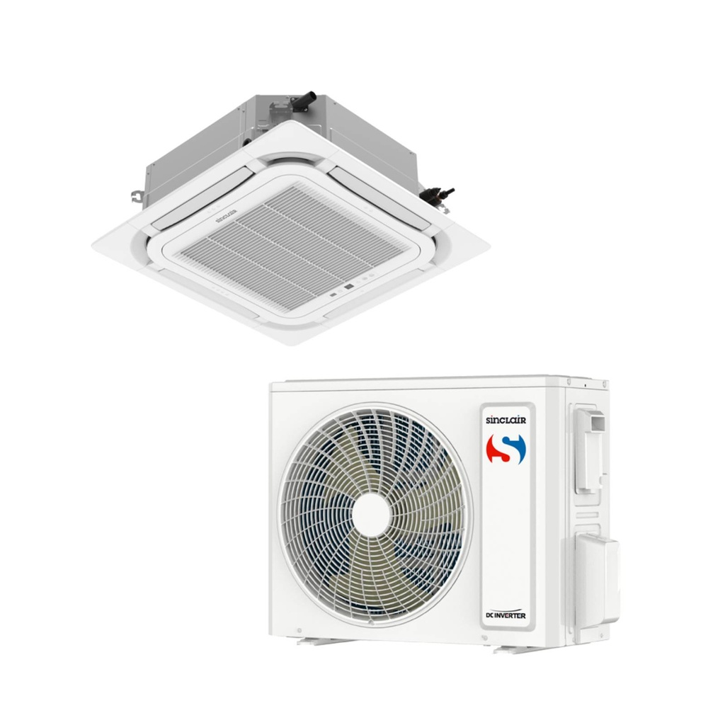 AIRE ACONDICIONADO CASSETTE 4 VÍAS (ASC + ASGE-30BI2) 8,5KW ASC-30BI2, SINCLAIR