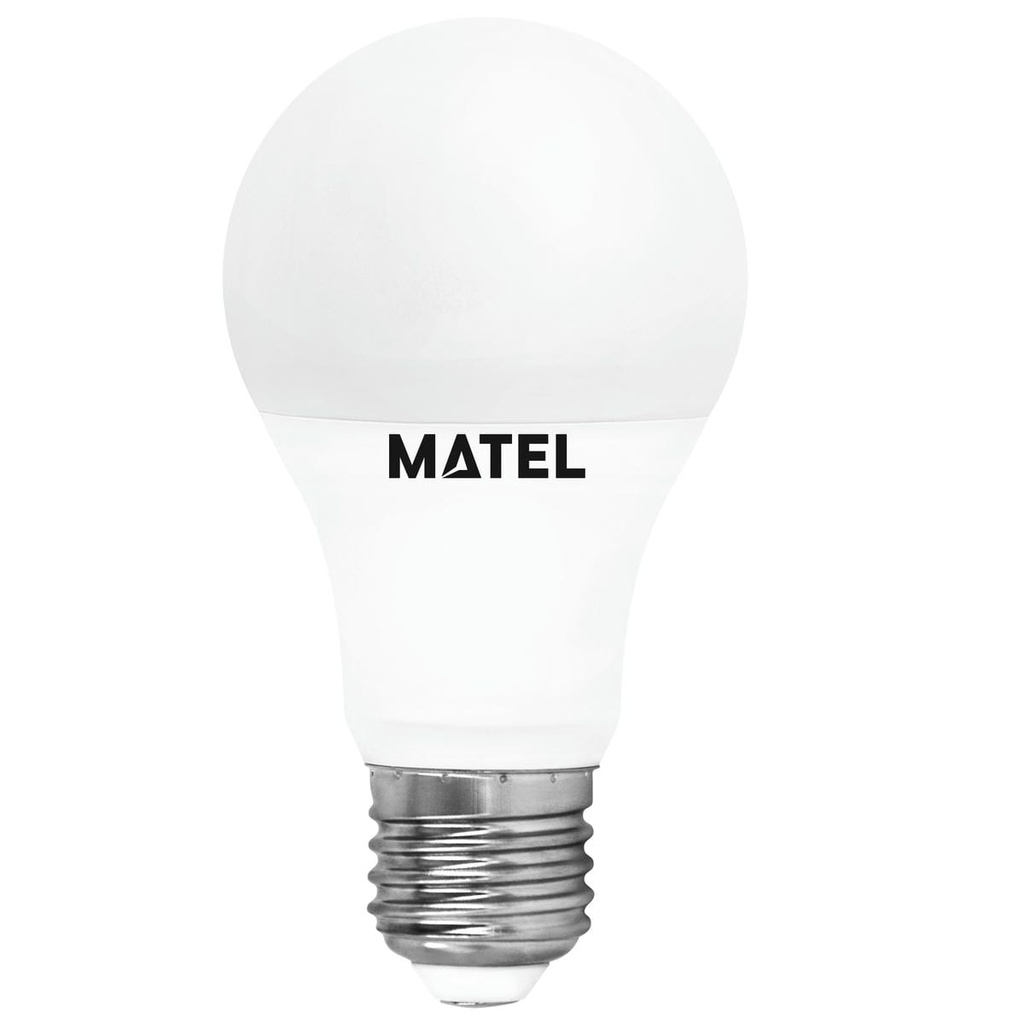 BOMBILLA LED 120º ALUM.E27 10W 220V CÁLIDA/NEUTRA/FRIA, MATEL