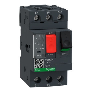[GV2ME04] DISYUNTOR 0,40 - 0,63A. MAGNETOTÉRMICO TELEMECANIQUE, SCHNEIDER ELECTRIC
