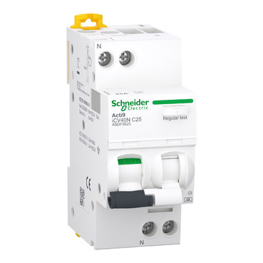 [A9DF3625] DISYUNTOR ACTI 9 ICV40N 1PN C 25A 30MA ASI RCBO, SCHNEIDER ELECTRIC