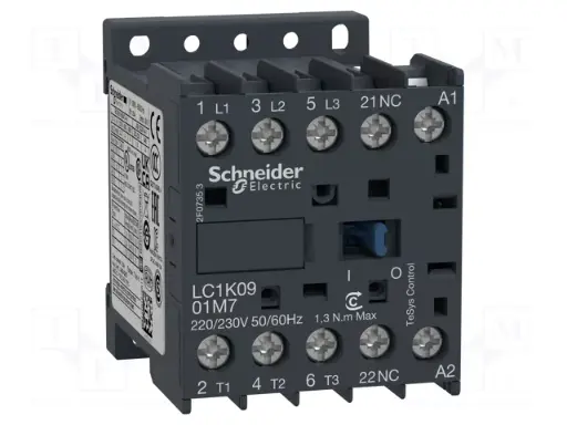 [LC1K0901B7] MINICONTACTOR 9A 3P 24V CA 50-60HZ, SCHNEIDER ELECTRIC